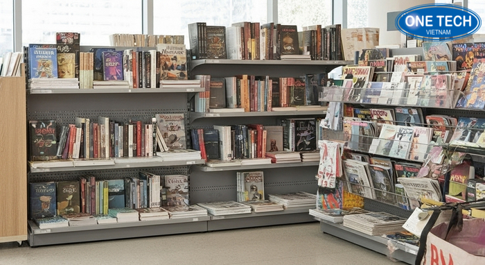 So sánh giá và tính năng kệ trưng bày sách báo Bảng so sánh mẫu kệ theo giá và tính năng kèm biểu tượng bảo hành