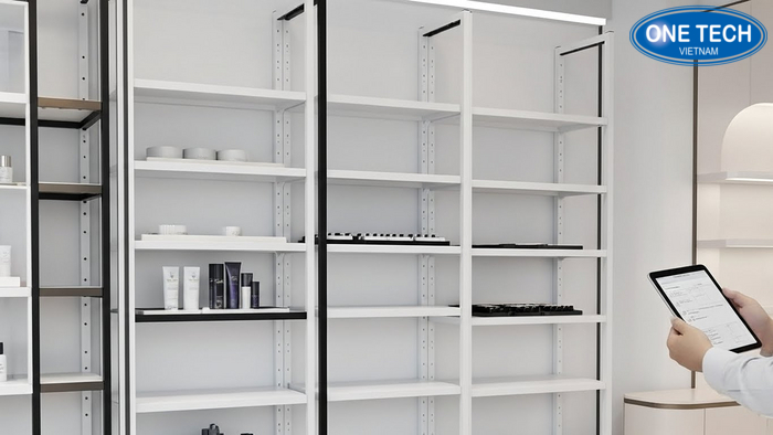 Checklist khảo sát mặt bằng và nhu cầu trưng bày mỹ phẩm trước khi đặt kệ