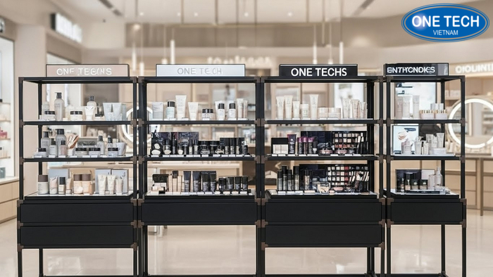 Gallery kệ module lắp ghép với 3 cấu hình trưng bày khác nhau