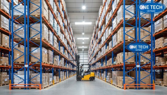 Sơ đồ kích thước kệ double deep theo pallet