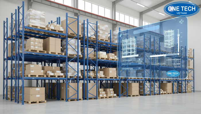 Bảng giá tham khảo kệ Push Back theo tải trọng và cấu hình luồng pallet