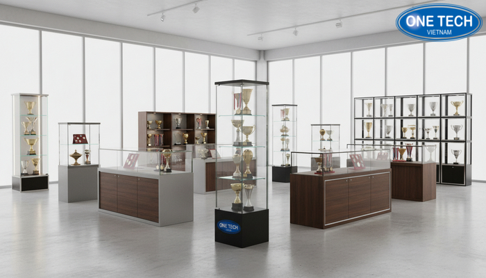 Gợi ý bộ sưu tập hơn 20 mẫu tủ trưng bày huy chương đẹp, hiện đại