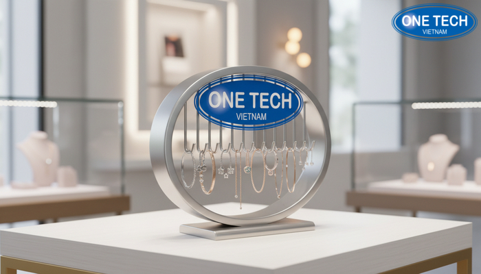 Kệ móc treo phụ kiện trang sức nhỏ gọn cho bông tai, nhẫn, vòng tay