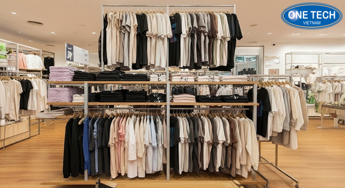 Kệ Scandinavian Kệ phong cách Scandinavian cho shop quần áo