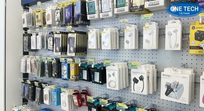 Kệ treo móc phụ kiện điện thoại Kệ treo móc trưng bày dây cáp và tai nghe phụ kiện điện thoại