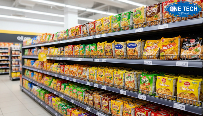 Sắp xếp mì tôm theo tầm mắt Sơ đồ sắp xếp mì tôm theo tầm mắt để tăng tỉ lệ mua