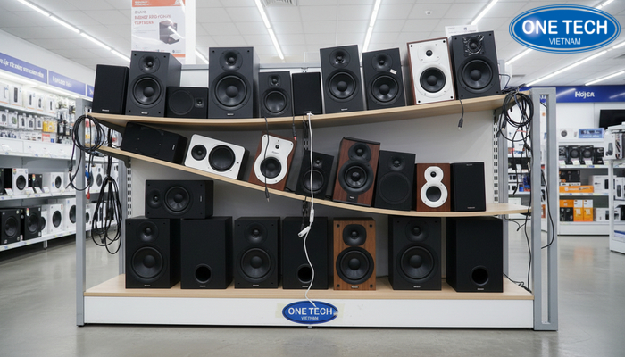 Ví dụ kệ không phù hợp: thiếu tải trọng, rung lắc, thiết bị thò ra ngoài